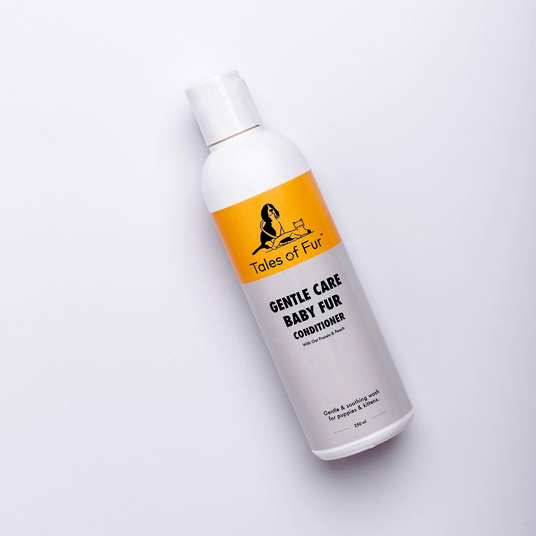 Gentle Care Baby Fur Conditioner - With Oat Protein & Peach - Natural Pet Treats - Tales Of Fur