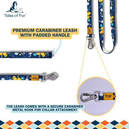 Tales of Fur Tails Ahoy! Premium carabiner leash with padded handle Large - Natural Pet Treats - Tales Of Fur