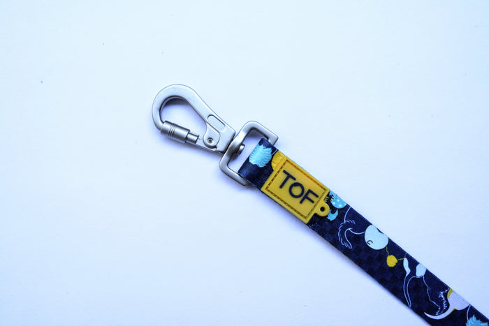 Tales of Fur Tails Ahoy! Premium carabiner leash with padded handle Large
