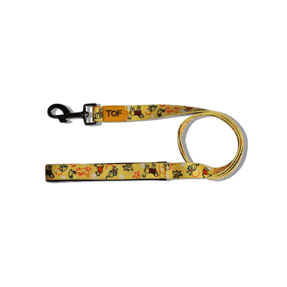 Tales of Fur It's Play - time! Snap hook leash with padded handle Large - Natural Pet Treats - Tales Of Fur