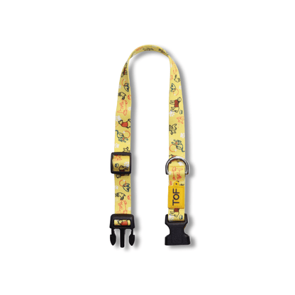 Tales of Fur It's Play - time! Plastic buckle collar with metal D - Ring Large - Natural Pet Treats - Tales Of Fur