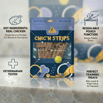 Tales of Fur Chic'n Strips - Natural Pet Treats - Tales Of Fur