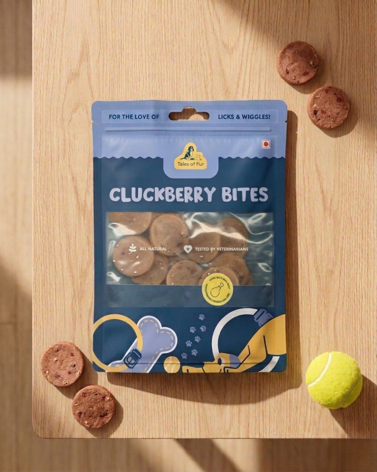 Tales of Fur Cluckberry Bites - Natural Pet Treats - Tales Of Fur