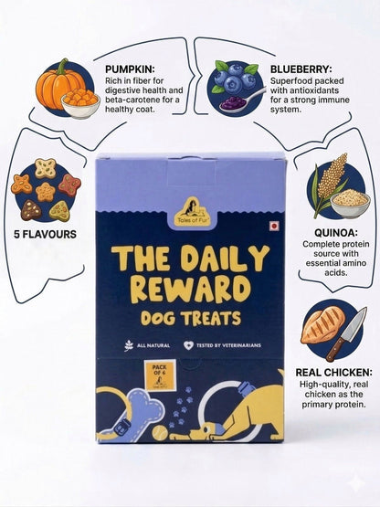 Tales of Fur Daily reward Dog Treats (Assorted Pack) - Natural Pet Treats - Tales Of Fur