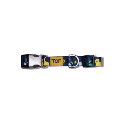 Tales of Fur Tails Ahoy! Premium metal collar with D - Ring Small - Natural Pet Treats - Tales Of Fur