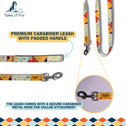 Tales of Fur Elemental Snap Hook Leash with padded handle Large - Natural Pet Treats - Tales Of Fur