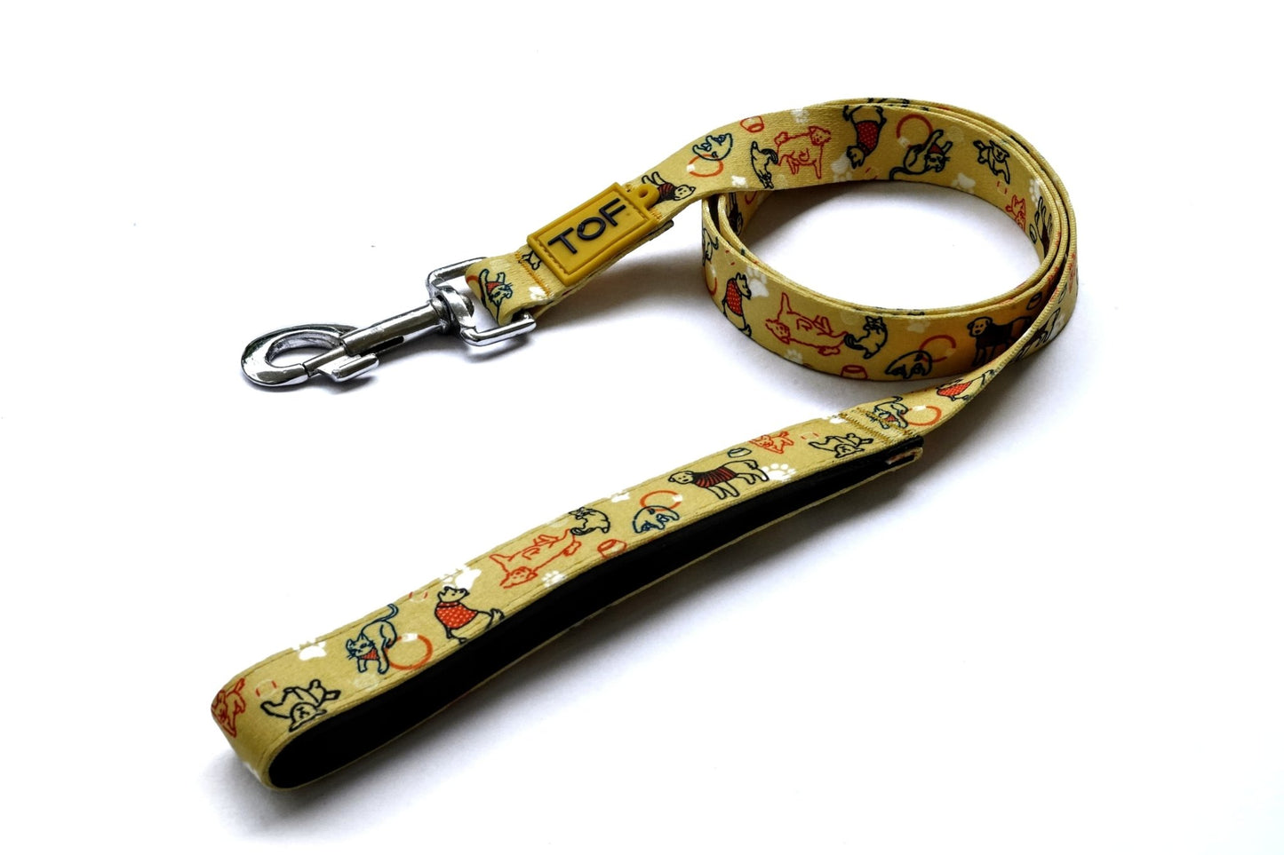 Tales of Fur It's Play - time! Snap hook leash with padded handle Large - Natural Pet Treats - Tales Of Fur