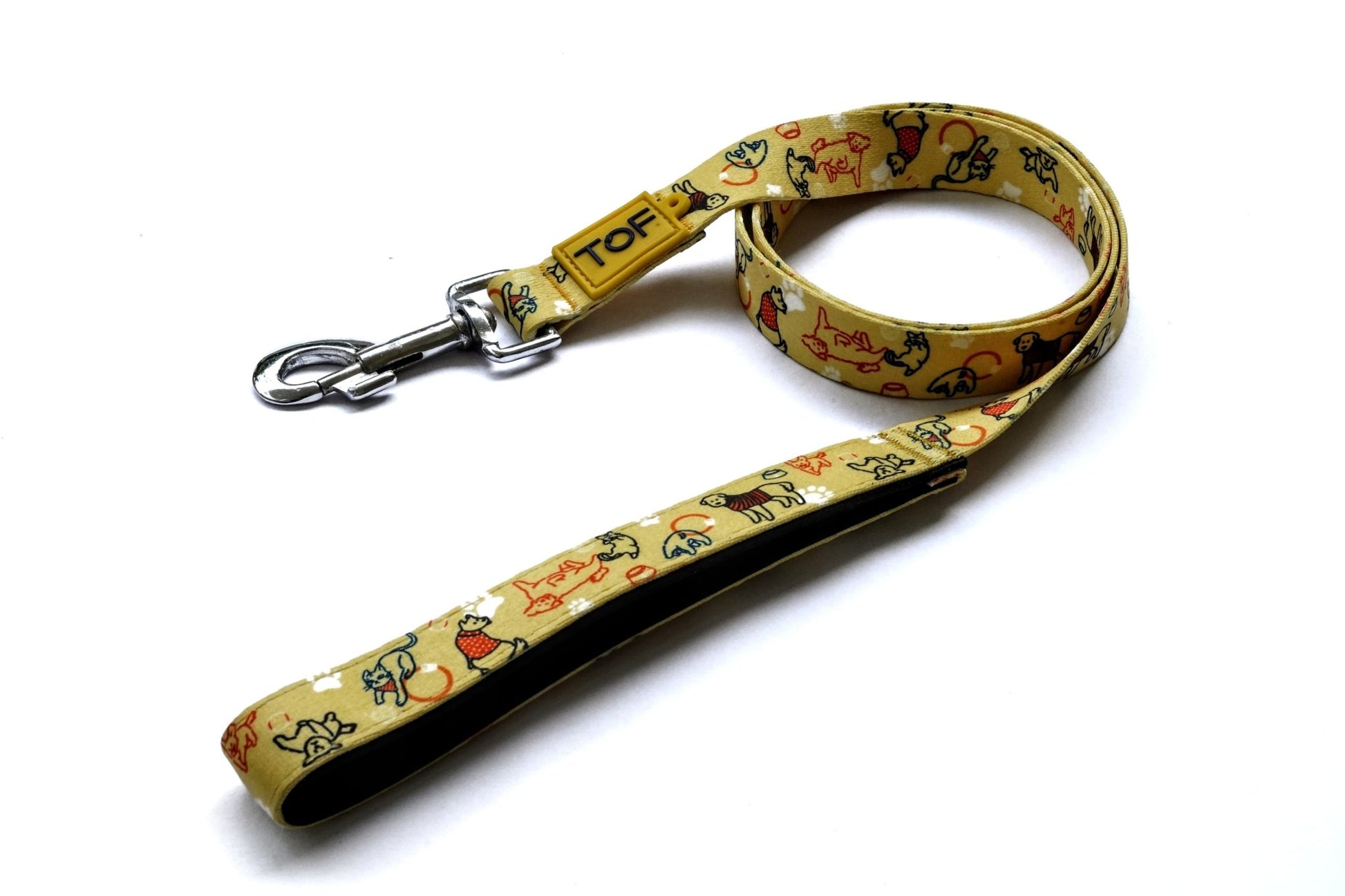 Tales of Fur It's Play - time! Snap hook leash with padded handle Large - Natural Pet Treats - Tales Of Fur