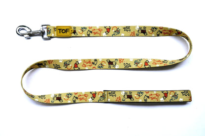 Tales of Fur It's Play - time! Snap hook leash with padded handle Large - Natural Pet Treats - Tales Of Fur
