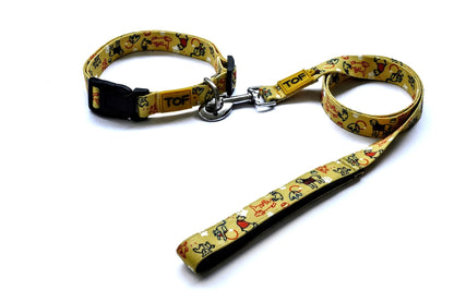 Tales of Fur It's Play - time! Snap hook leash with padded handle Large - Natural Pet Treats - Tales Of Fur