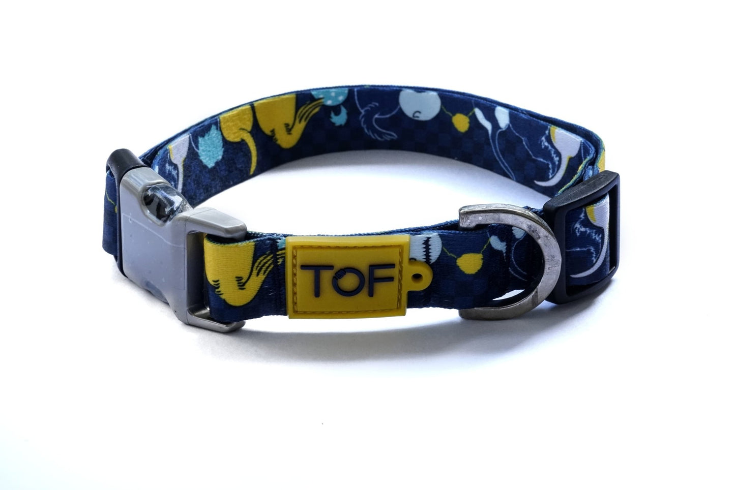 Tales of Fur Tails Ahoy! Premium metal collar with D - Ring Small - Natural Pet Treats - Tales Of Fur
