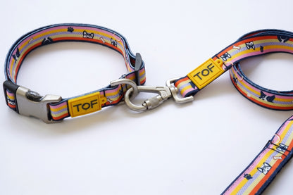 Tales of Fur Prism Premium metal collar with D-Ring Large