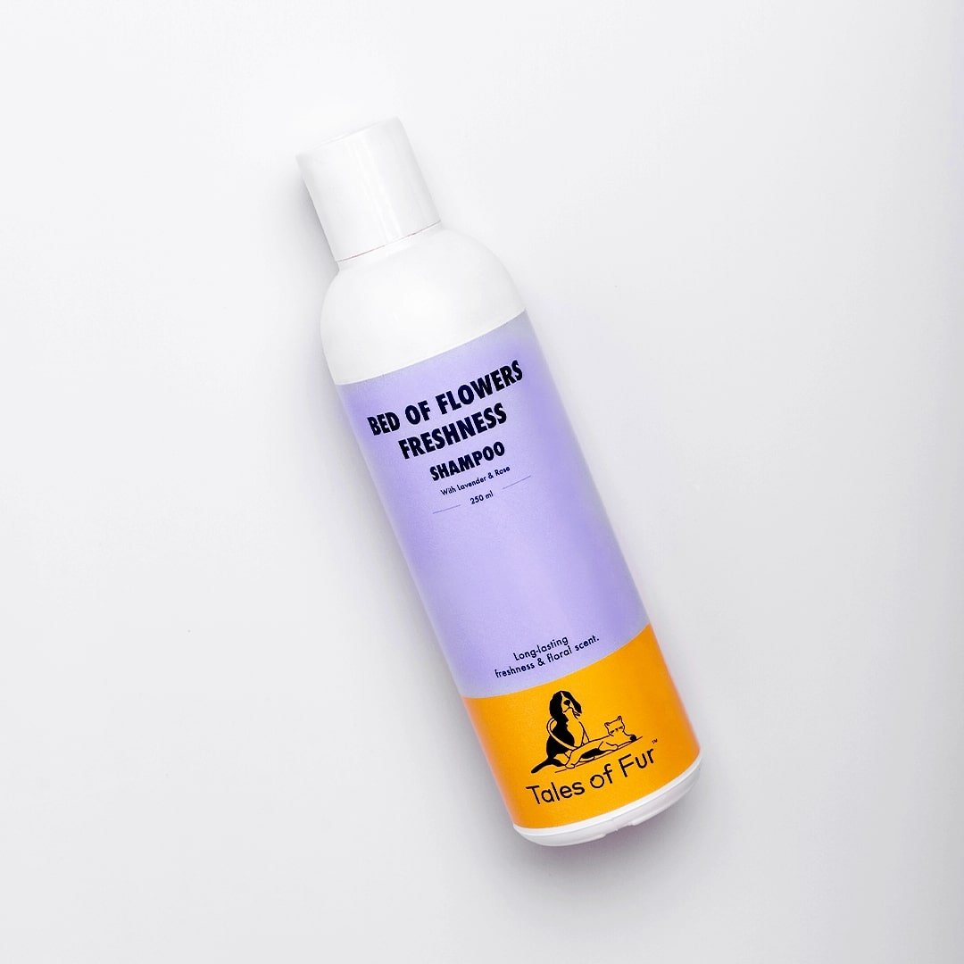 Bed of Flowers Freshness Shampoo - With Lavender & Rose - Natural Pet Treats - Tales Of Fur